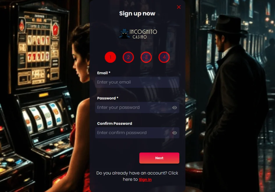 Incognito registratie